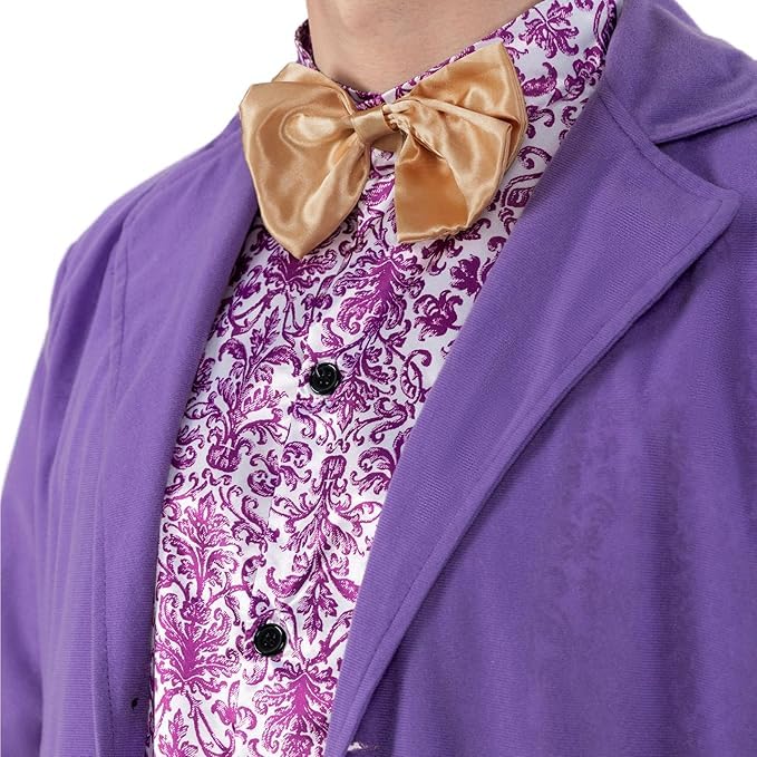 fun shack Mens Chocolate Factory Costume, Mens Chocolate Factory Owner Costume, Book Character Costumes For Adults, Large - Image 3